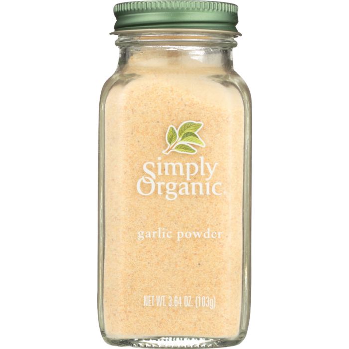 SIMPLY ORGANIC: Garlic Powder, 3.64 Oz