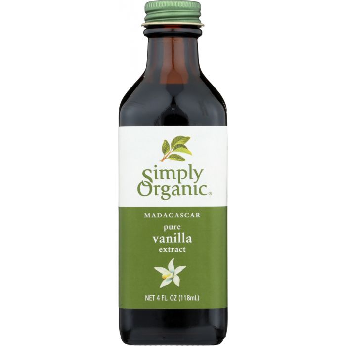 SIMPLY ORGANIC: Madagascar Pure Vanilla Extract, 4 Oz