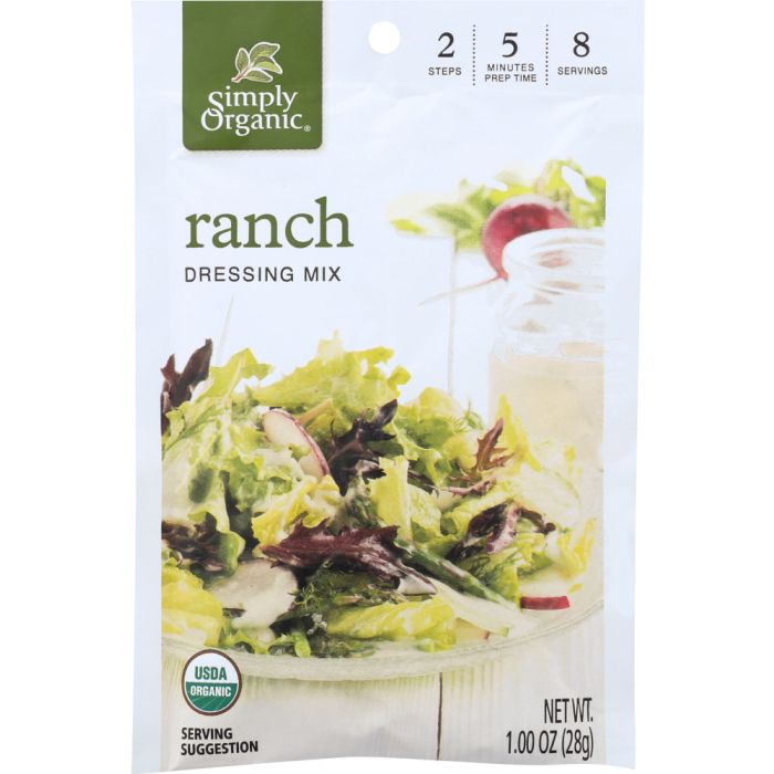 SIMPLY ORGANIC: Mix Dressing Ranch Organic, 1 oz