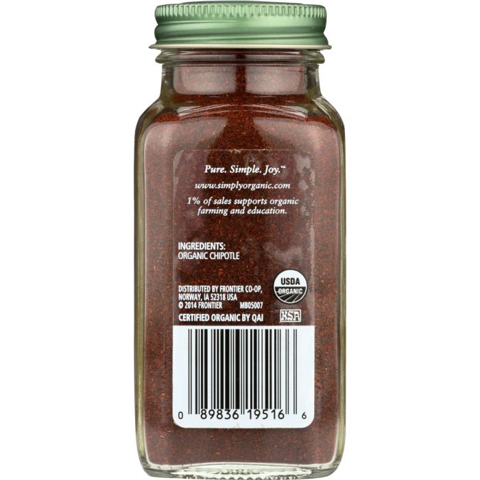 SIMPLY ORGANIC: Chipotle Powder, 2.65 oz