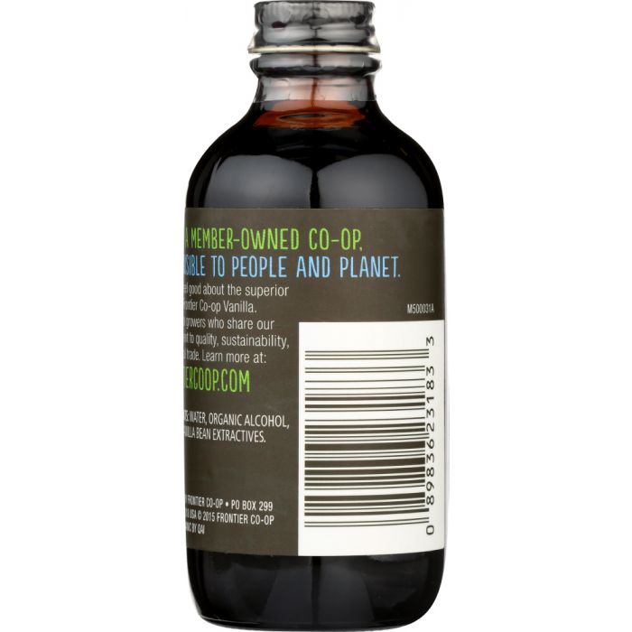 FRONTIER HERB: Organic Vanilla Extract, 4 oz