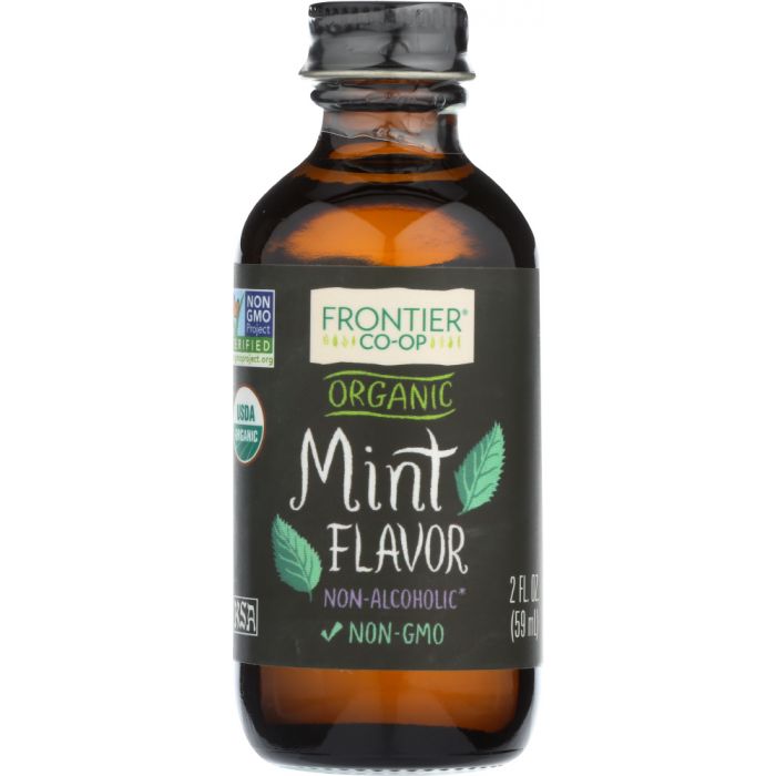 FRONTIER HERB: Organic Mint Flavor, 2 oz