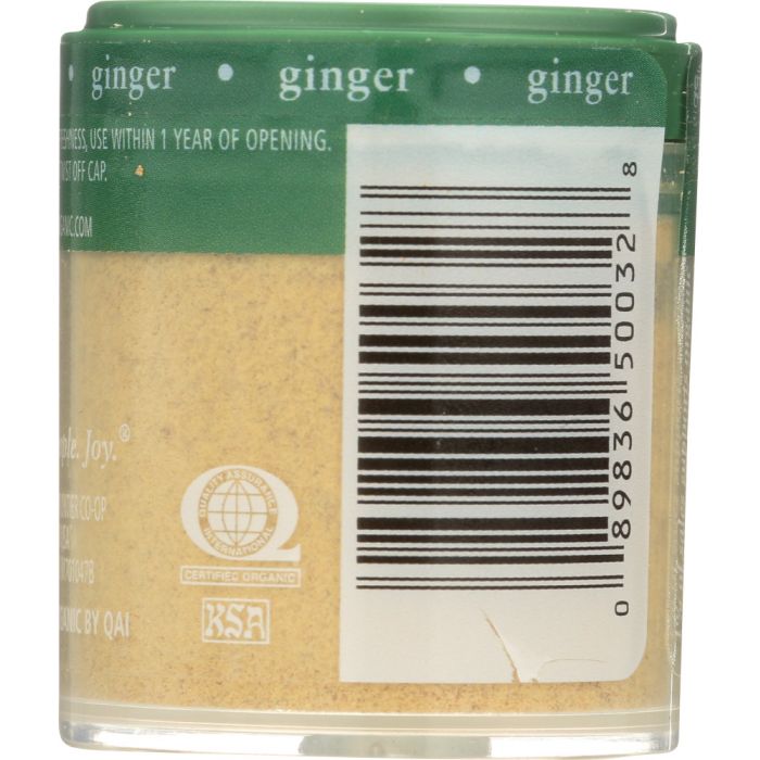 SIMPLY ORGANIC: Mini Ground Ginger, .42 oz