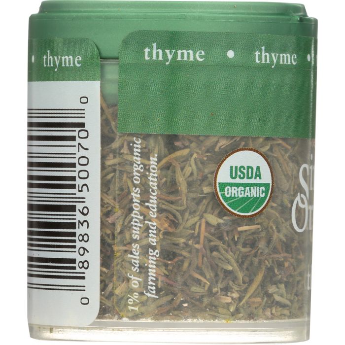 SIMPLY ORGANIC: Mini Thyme Leaf Whole, 0.28 oz