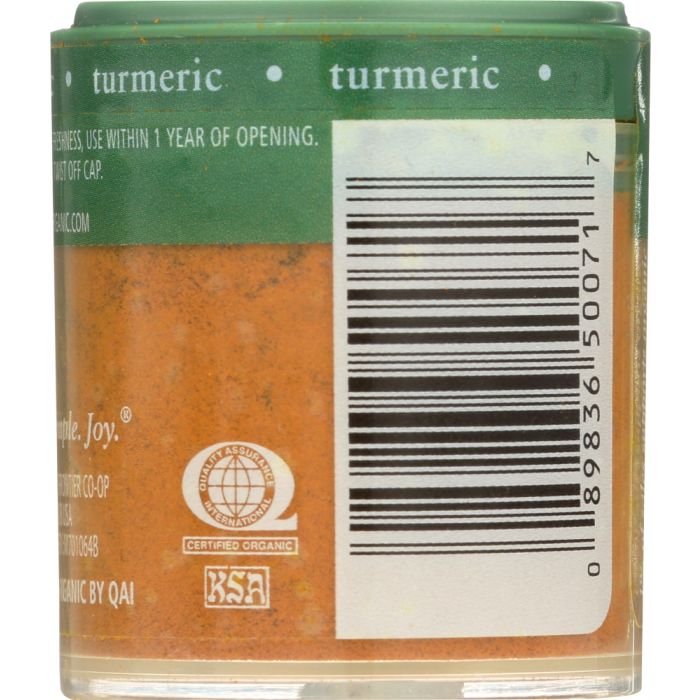 SIMPLY ORGANIC: Mini Ground Turmeric, .53 oz