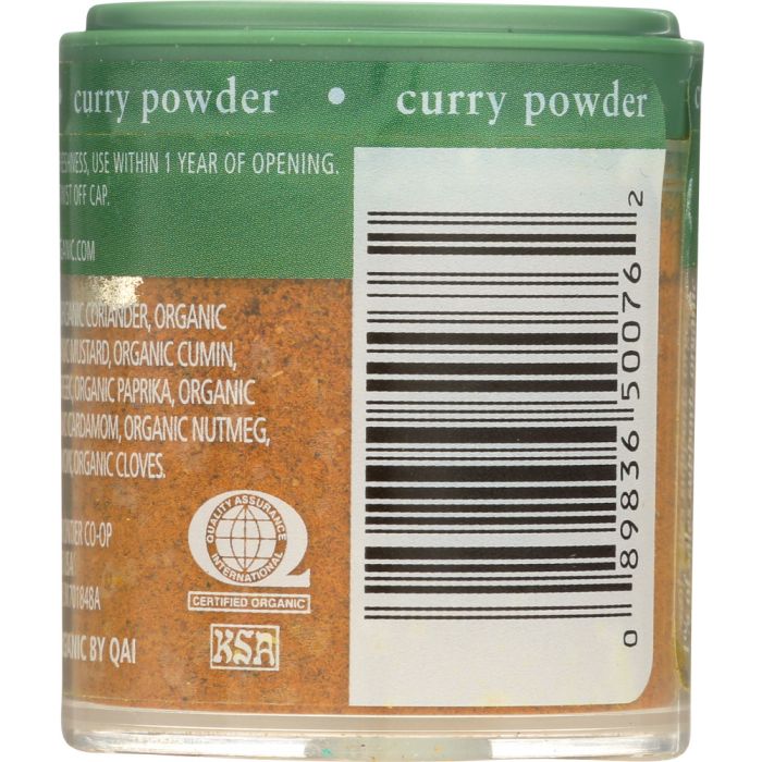 SIMPLY ORGANIC: Mini Curry Powder, .53 oz