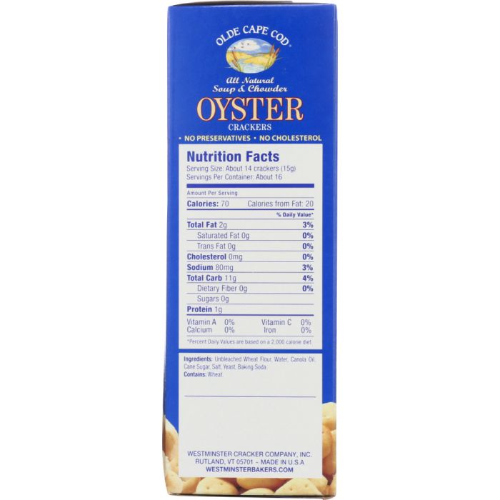 OLDE CAPE COD: Crackers Oyster, 8 oz