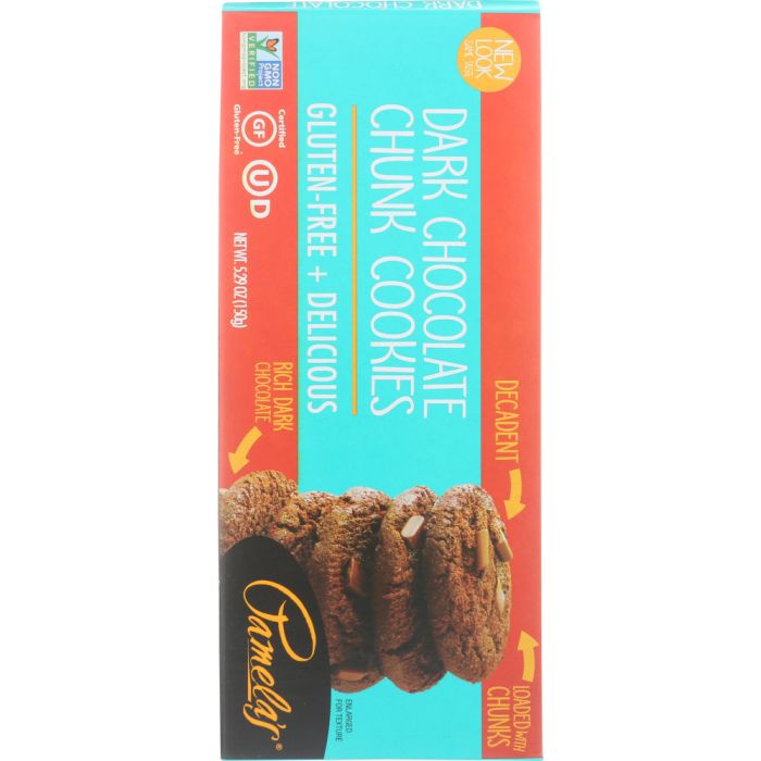 PAMELAS: Dark Chocolate Chunk Cookies, 5.29 oz