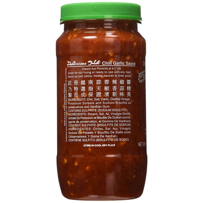 HUY FONG: Sauce Chili Garlic, 18 oz