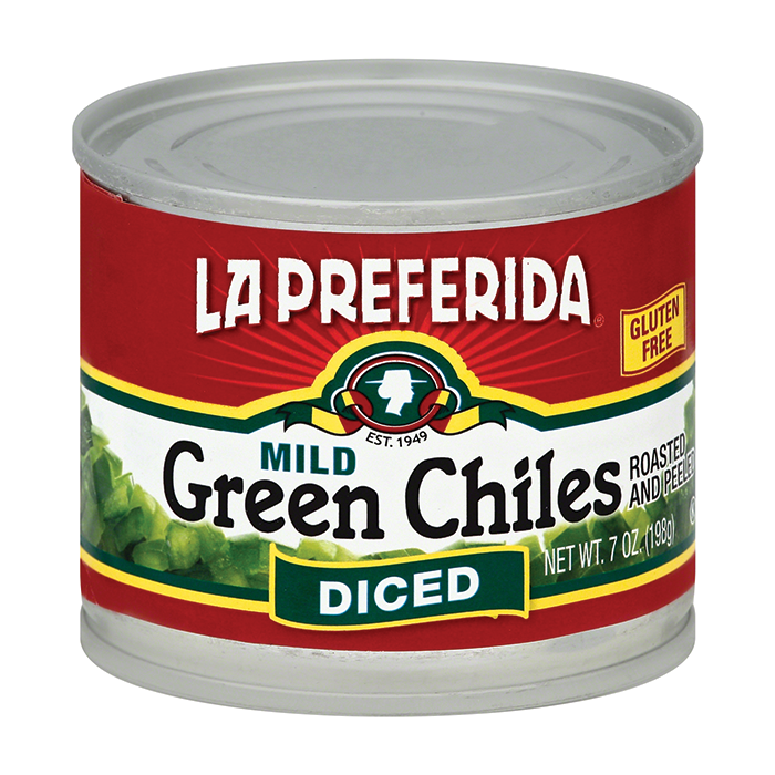 LA PREFERIDA: Chiles Green Diced, 7 oz