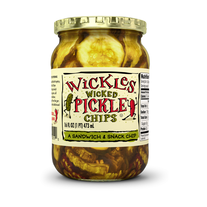 WICKLES: Pickle Chip Wicked, 16 oz