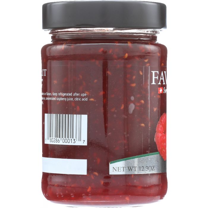 FAVORIT: Preserve Raspberry, 12.3 oz