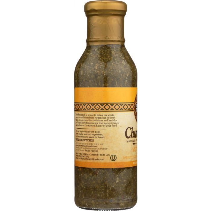 GAUCHO RANCH: Original Chimichurri Sauce, 12.5 oz