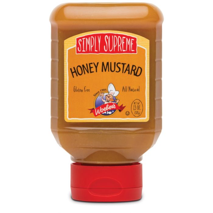 WOEBER: Mustard Smply Suprm Honey, 13 oz