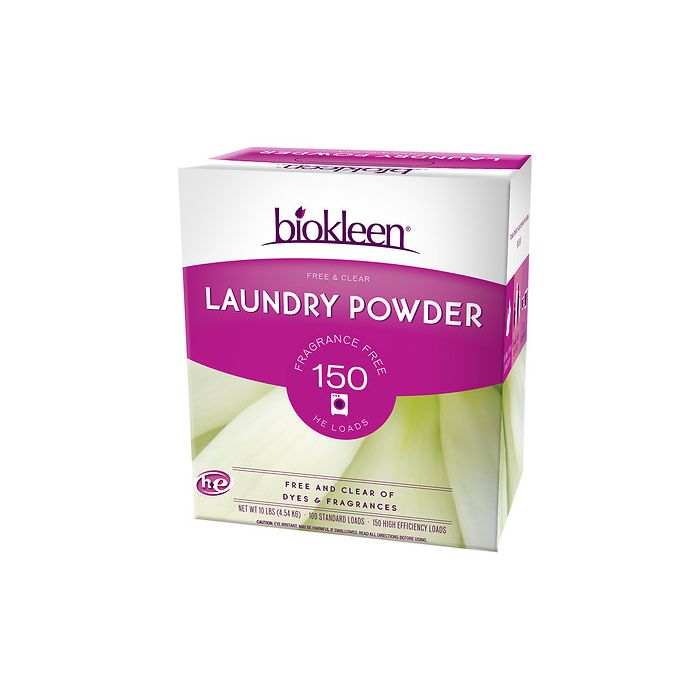 BIO KLEEN: Free & Clear Laundry Powder, 10 lb