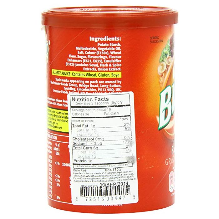 BISTO: Gravy Granules Red, 6 oz