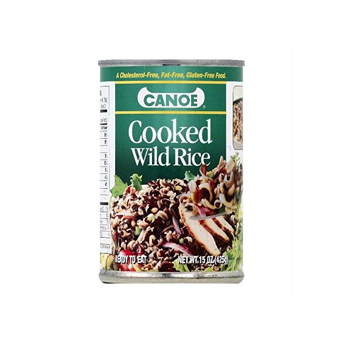 CANOE: Rice Wild Precooked Tin, 15 oz