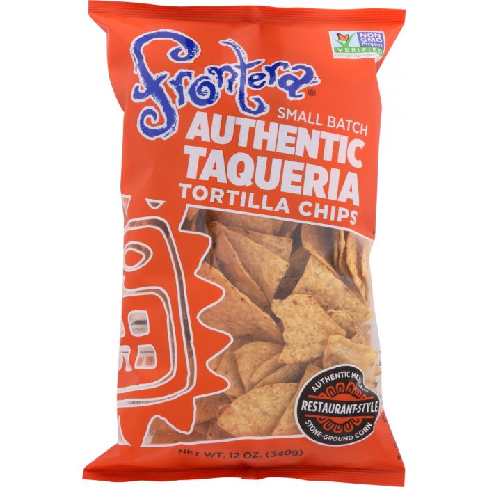 FRONTERA: Taqueria Stone-Ground Tortilla Chips, 12 oz