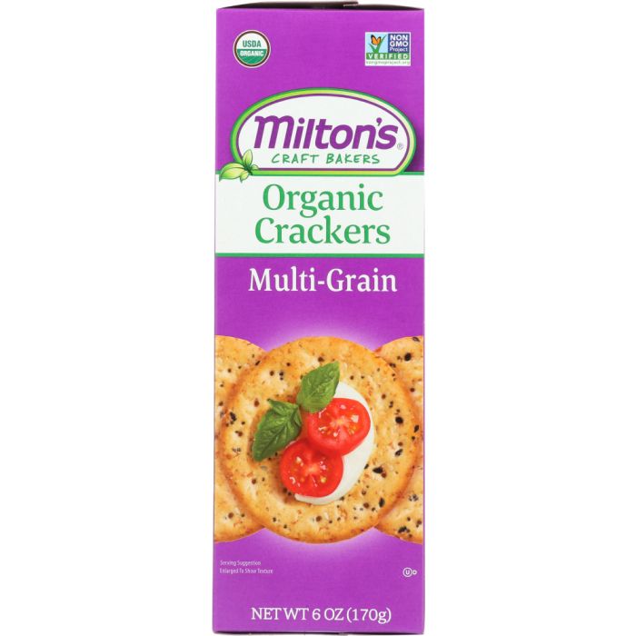 MILTONS:  Organic MultiGrain Crackers, 6 oz