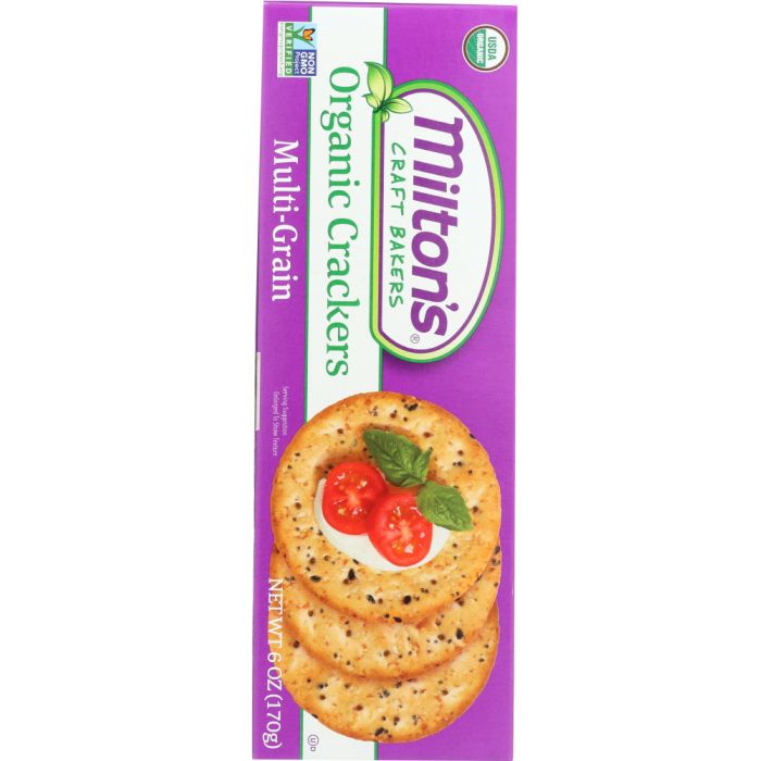 MILTONS:  Organic MultiGrain Crackers, 6 oz