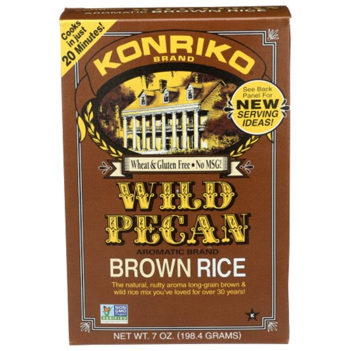 KONRIKO: Rice Wild Pecan, 7 oz