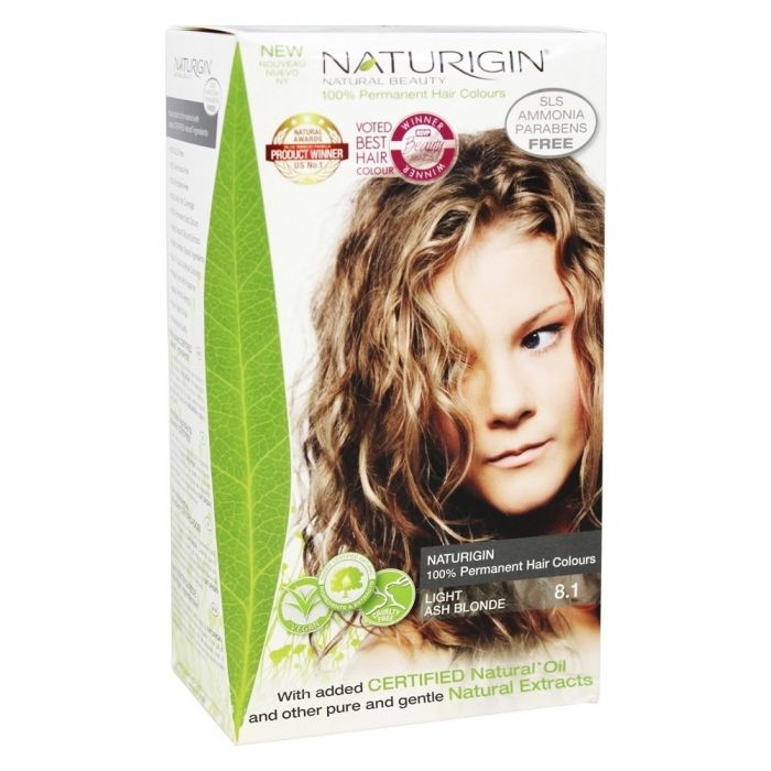 NATURIGIN: Hair Color 8.1 Light Ash Blonde, 3.9 oz