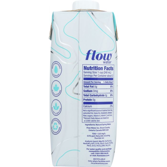 FLOW: Original Alkaline Spring Water, 16.9 oz