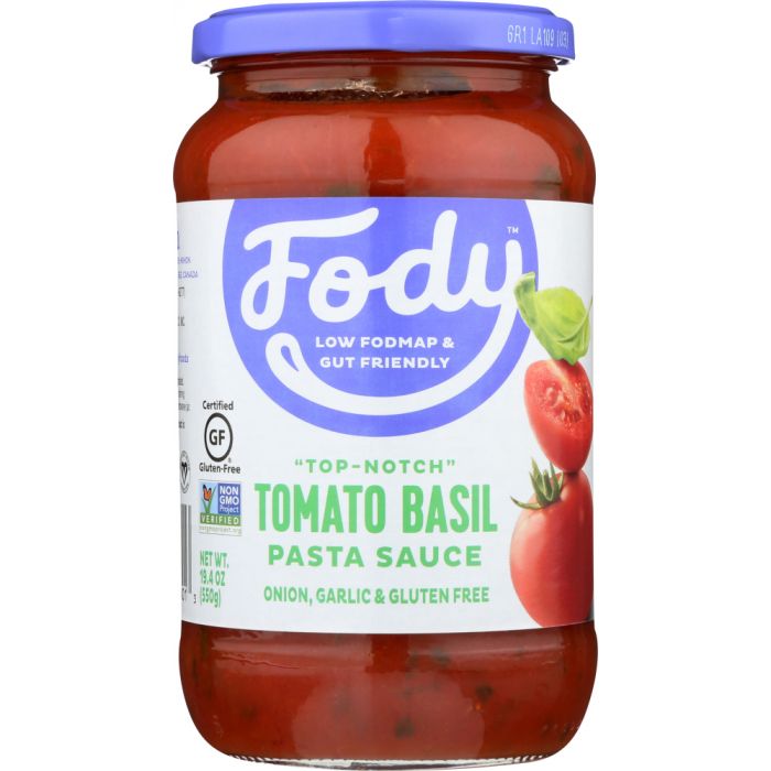 FODY FOOD CO: Tomato & Basil Pasta Sauce, 19.4 oz