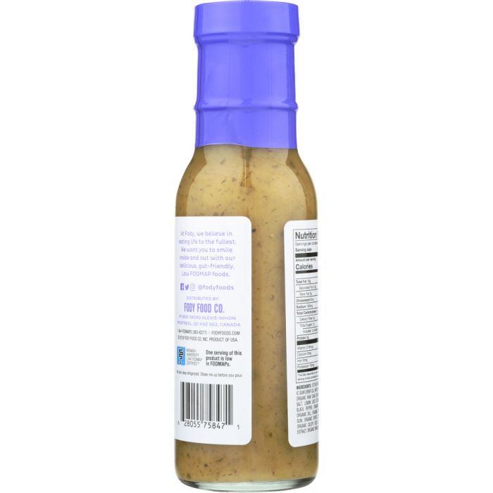 FODY FOOD CO: Low FODMAP Garden Herb Dressing, 8 fo