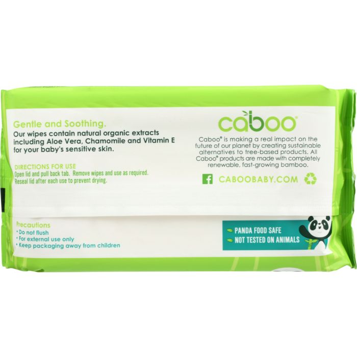 CABOO: Wipe Baby Bamboo Flip Top, 72 packs