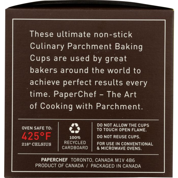 PAPERCHEF: Culinary Parchment Extra Large Baking Cups, 30 Pc