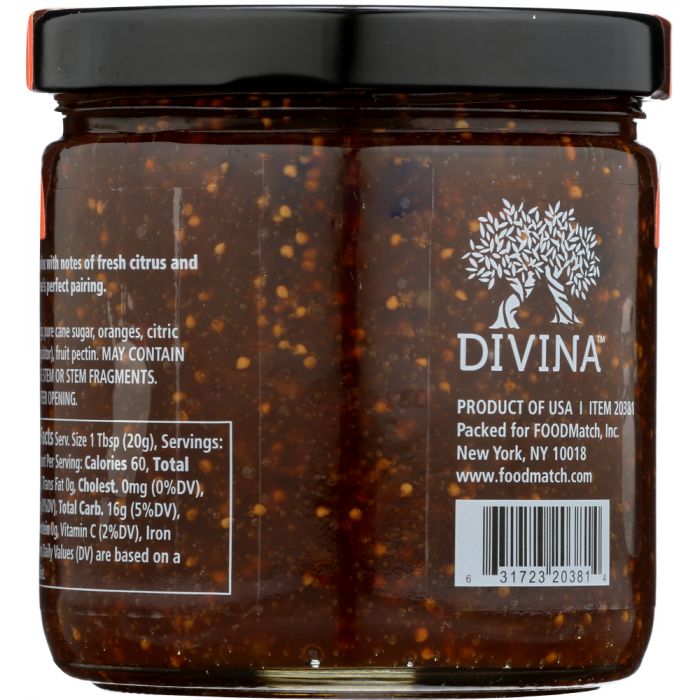 DIVINA: Orange Fig Specialty Spread, 9 oz