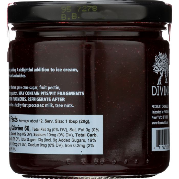 DIVINA: Sour Cherry Spread, 9 oz