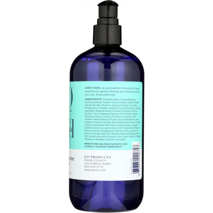 EO: Shower Gel Grapefruit and Mint Be Awake, 16 oz