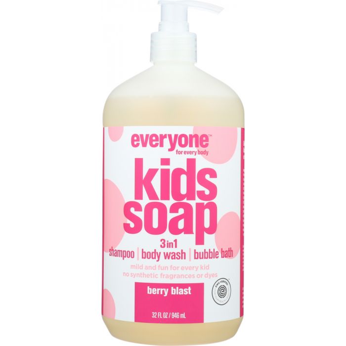 EVERYONE: Kids 3-in-1 Soap Berry Blast, 32 oz