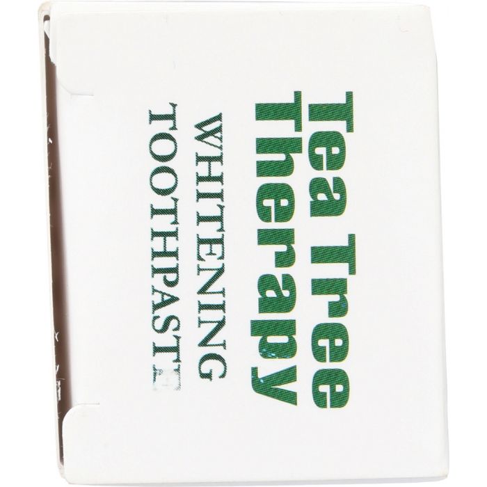 TEA TREE THERAPY: Natural Whitening Toothpaste with Tea Tree Oil, 3 oz