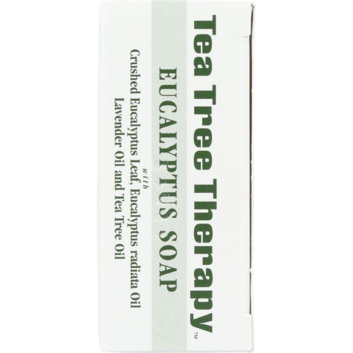 TEA TREE THERAPY: Eucalyptus Vegetable Base Soap, 3.5 oz