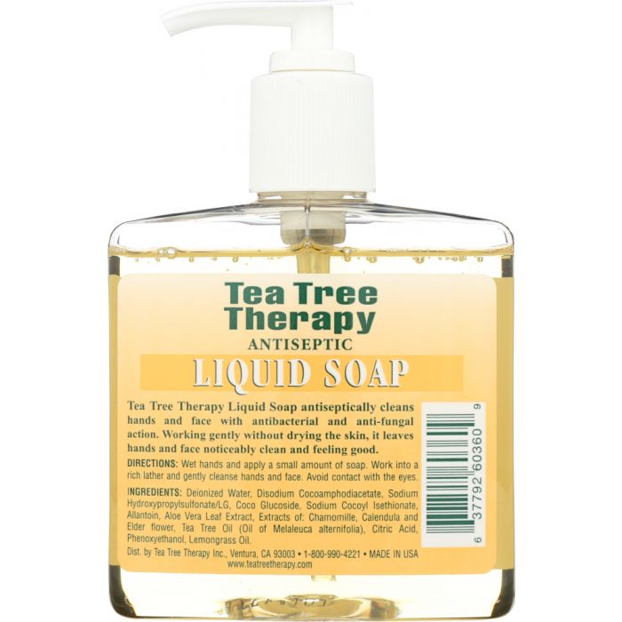 TEA TREE THERAPY: Antiseptic Liquid Soap with Tea Tree Oil, 8 oz