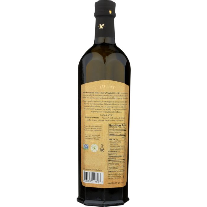 LUCINI: Olive Oil Extra Virgin Premium Select, 25.5 oz