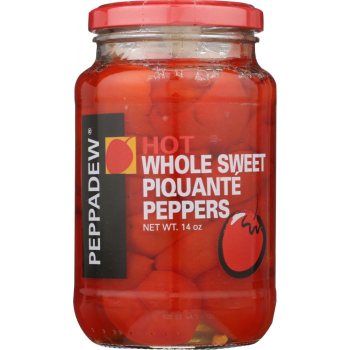 PEPPADEW: Pepper Red Whole Hot, 14 oz