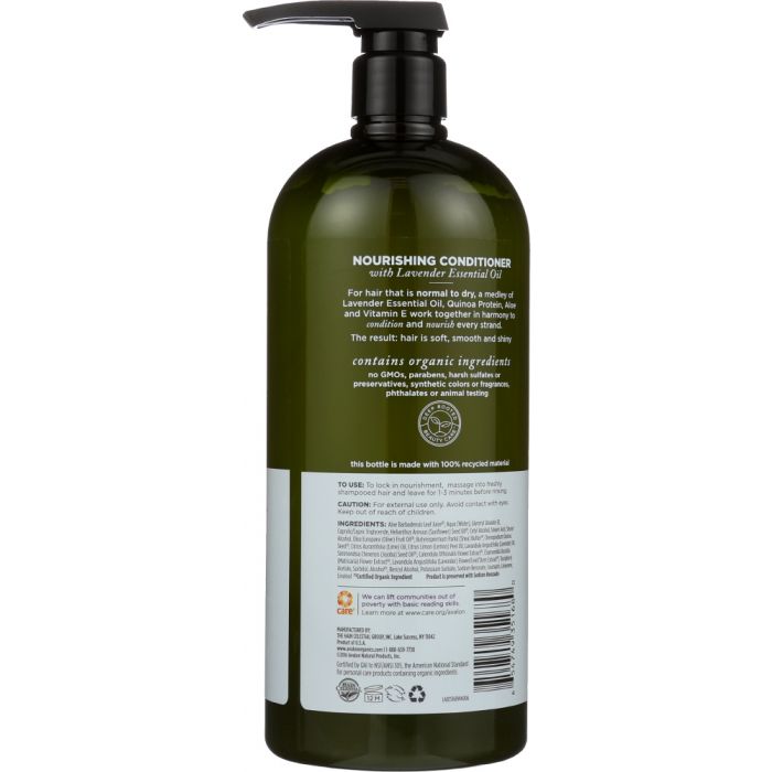 AVALON ORGANICS: Conditioner Lavender Vsize, 32 oz