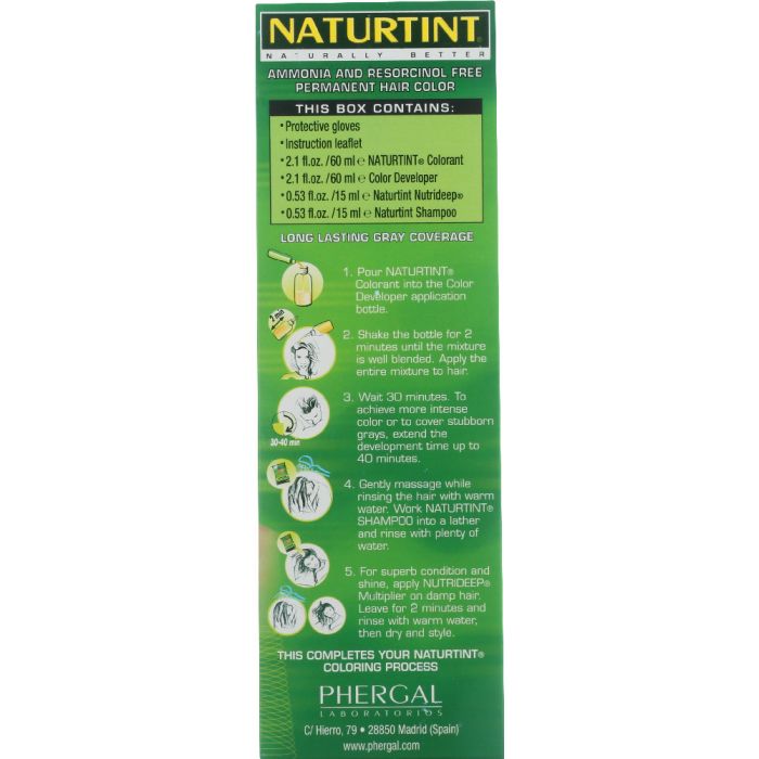 NATURTINT: Permanent Hair Color 4N Natural Chestnut, 5.28 oz