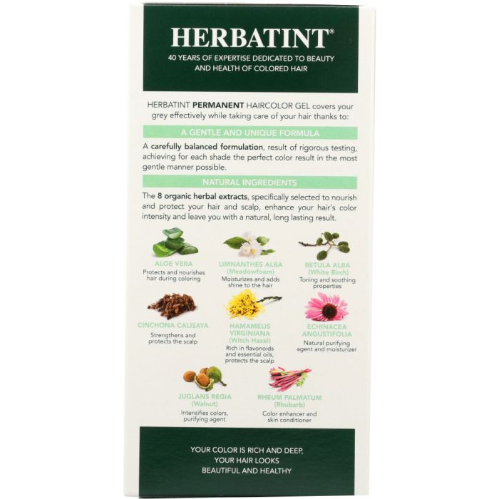 HERBATINT: Permanent Herbal Haircolor Gel 8N Light Blonde, 4 Oz