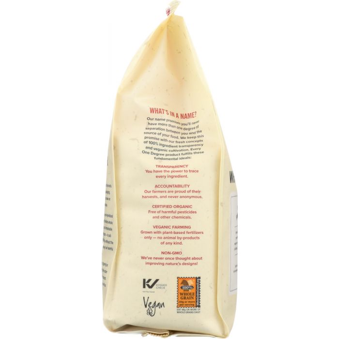 ONE DEGREE: Flour Whole Wheat Sprouted Organic, 32 oz