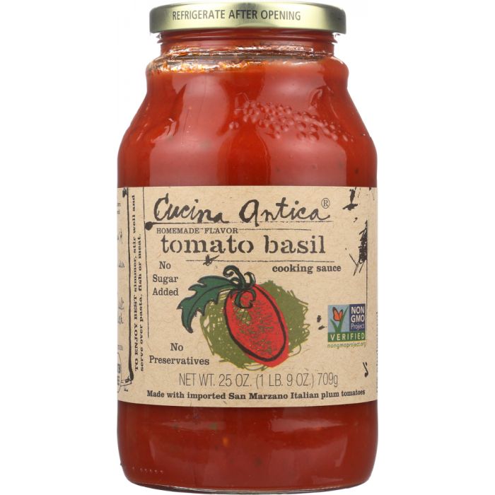 CUCINA ANTICA: Tomato Basil Sauce, 25 oz