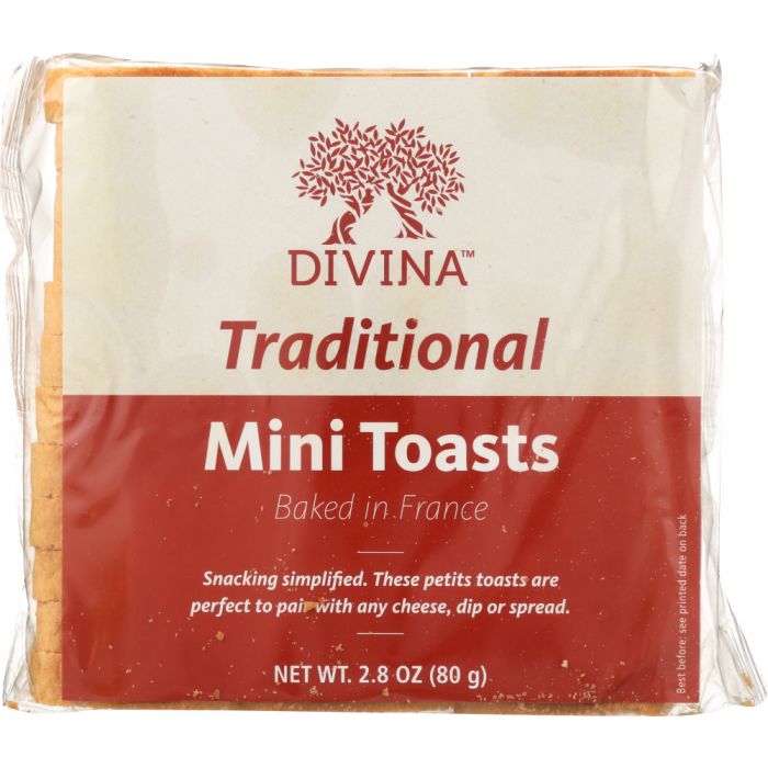 DIVINA: Mini Toasts, 2.82 oz