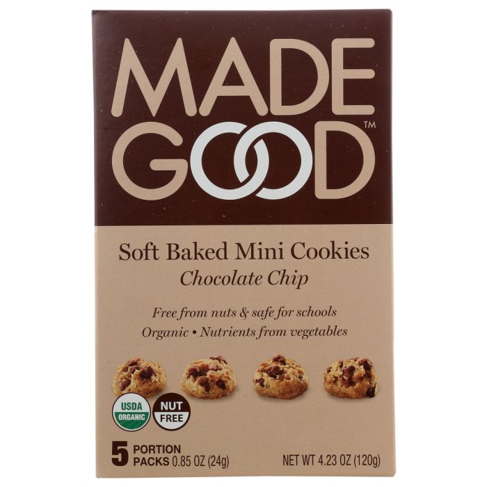 MADEGOOD: Mini Cookies Chocolate Chip, 5 pk