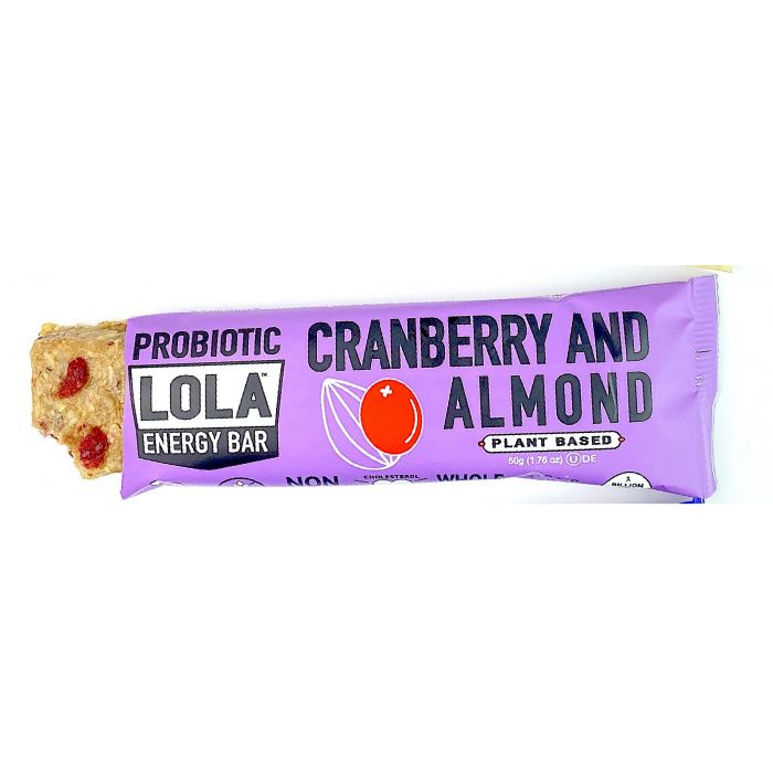 LOLA SNACKS: Bar Prbtc Cranberry Almnd, 1.76 oz