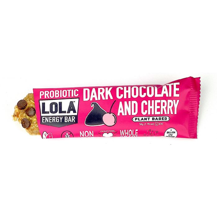 LOLA SNACKS: Bar Pbiotic Dk Choc Cherr, 1.76 oz