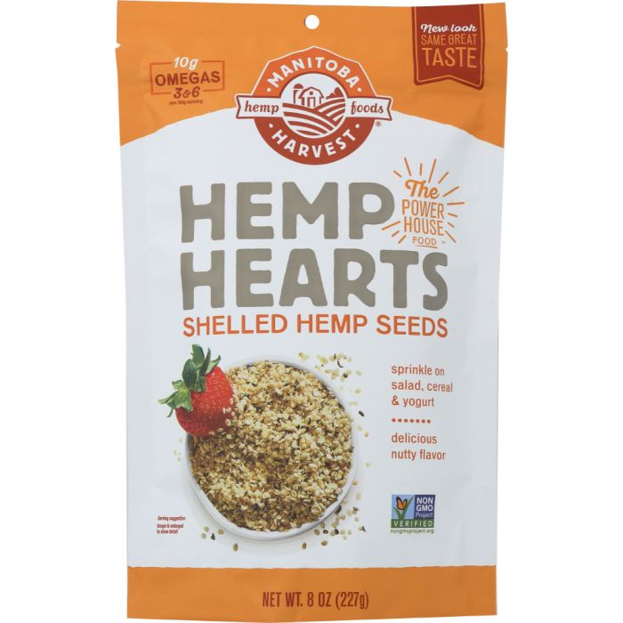 MANITOBA HARVEST:  Hemp Hearts Raw Shelled Hemp Seeds, 8 oz